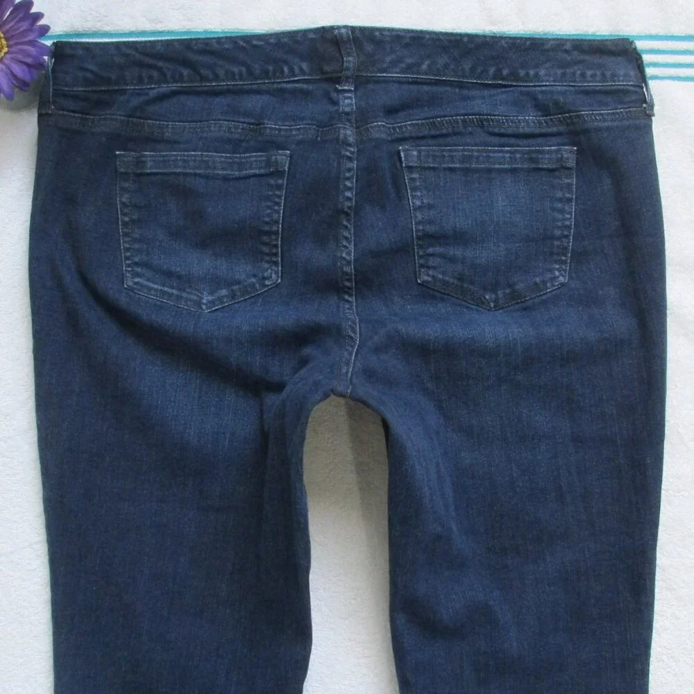TORRID Jeans Size 18 Dark Blue Boyfriend Denim - Picture 3 of 7